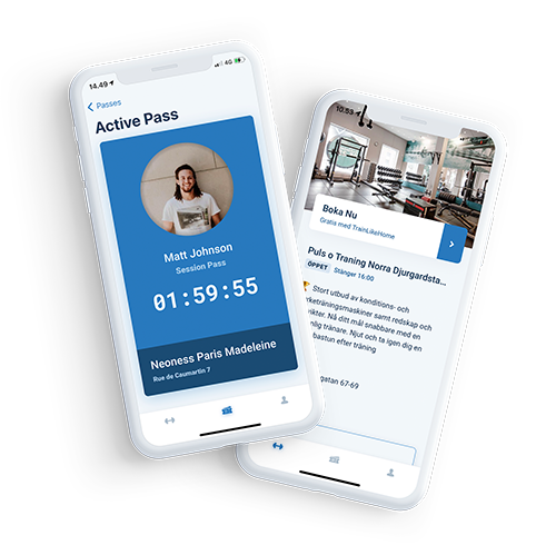 TrainLikeHome - Two phones both on ancle - SE
